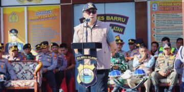 Wabup Barru Pimpin Apel PAM TPS Pilkades 2026, Tekankan Antisipasi Konflik