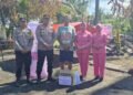 Kapolsek Balusu dan Bhayangkari Salurkan Bantuan untuk Korban Kebakaran di Desa Lampoko