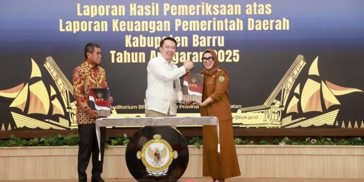 Pemkab Barru Raih Opini WTP Ke-11 Berturut-turut dari BPK RI