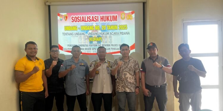 Satreskrim Polres Barru Sosialisasikan KUHAP Baru kepada PPNS, Perkuat Sinergi Penegakan Hukum