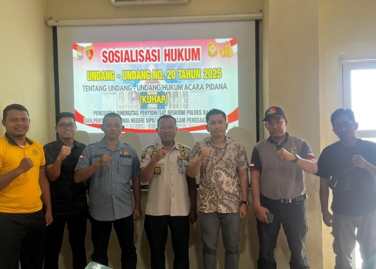 Satreskrim Polres Barru Sosialisasikan KUHAP Baru kepada PPNS, Perkuat Sinergi Penegakan Hukum