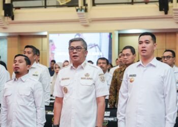 Mewakili Bupati Barru, Wabup Abustan Hadiri Pencanangan Sensus Ekonomi 2026 Tingkat Sulsel