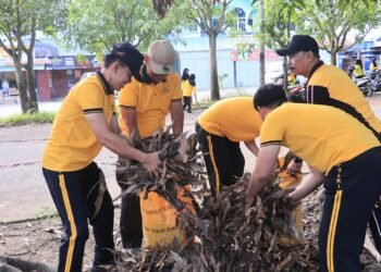 Sambut Hari Bhayangkara ke-80, Polres Barru Gelar Gerakan Indonesia Asri di Sejumlah Lokasi