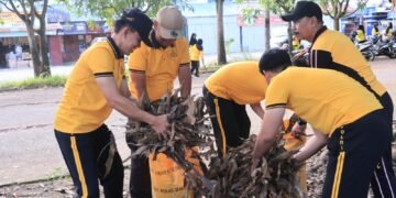 Sambut Hari Bhayangkara ke-80, Polres Barru Gelar Gerakan Indonesia Asri di Sejumlah Lokasi