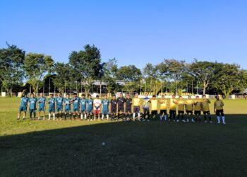 Laga Persahabatan Penuh Gengsi, KONI Barru dan DPRD Barru Bermain Imbang 4-4