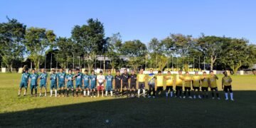 Laga Persahabatan Penuh Gengsi, KONI Barru dan DPRD Barru Bermain Imbang 4-4