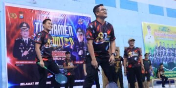 Kapolres Barru Buka Turnamen Bulutangkis Kapolres Cup 2026, Pererat Sinergi Polri dan Masyarakat