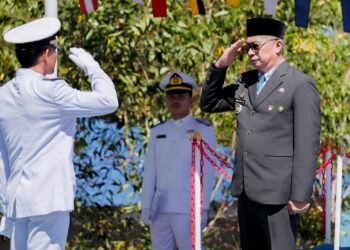 Wabup Barru Hadiri Pelantikan Bintara Pelayaran Niaga SMK PLN Barru Angkatan IX