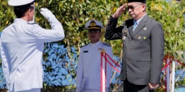 Wabup Barru Hadiri Pelantikan Bintara Pelayaran Niaga SMK PLN Barru Angkatan IX
