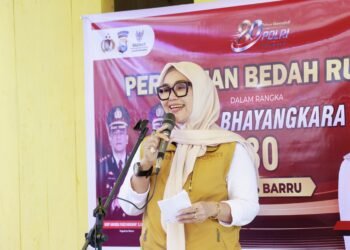Bupati Barru Resmikan Rumah Bedah Polres-Baznas untuk Warga Kurang Mampu