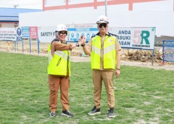 Bupati Barru Monitoring Pembangunan Sekolah Rakyat, Finishing Dikebut Jelang Peresmian