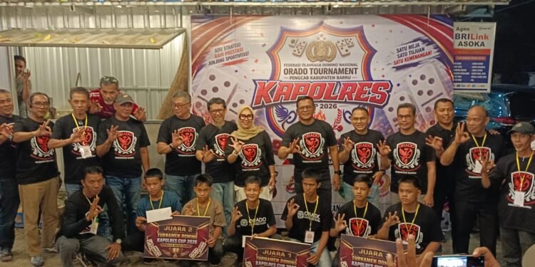 Turnamen Domino ORADO Kapolres Cup Resmi Ditutup oleh Bupati Barru
