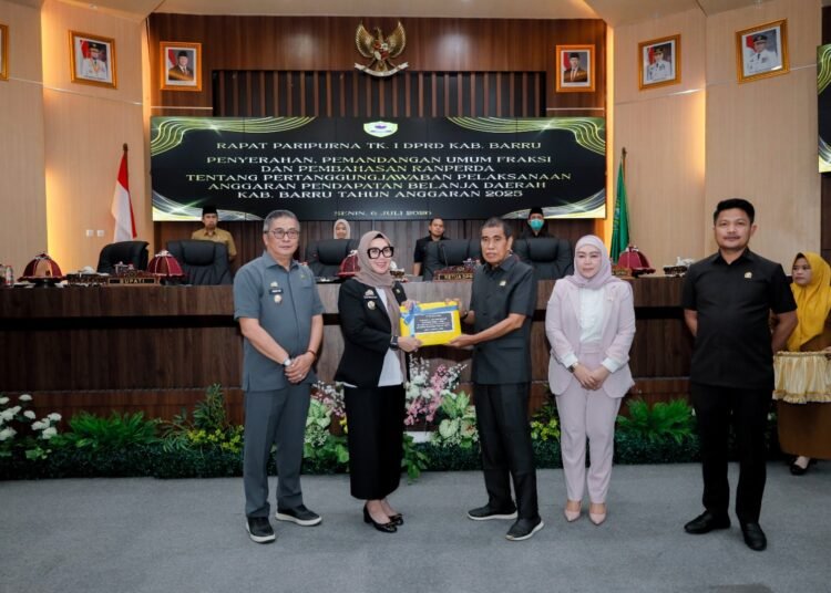 Bupati Barru Sampaikan Ranperda Pertanggungjawaban APBD 2025, Barru Pertahankan WTP ke-11
