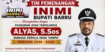 Syukuran Tim INIMI atas Terpilihnya Alyas, S.Sos. sebagai Kepala Desa Tompo
