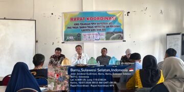 Rapat Koordinasi KP3 Kabupaten Barru Tahun 2026 Perkuat Sinergi Pengawasan Pupuk dan Pestisida