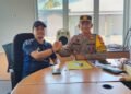 Perkuat Kemitraan, Kapolsek Pujananting Kunjungi Gedung Pemuda KNPI Barru