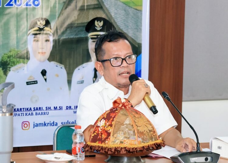 Sekda Barru Buka Sosialisasi Jamkrida Sulsel, Perkuat Tata Kelola dan Pemberdayaan UMKM