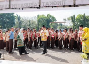 Wabup Barru Minta Kontingen Pramuka Matangkan Persiapan Jelang Jambore Nasional