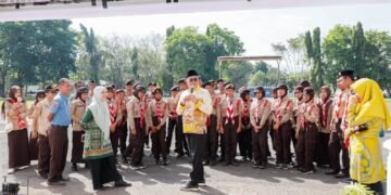 Wabup Barru Minta Kontingen Pramuka Matangkan Persiapan Jelang Jambore Nasional