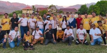 PS KONI Barru dan PS Kading Sajikan Laga Menghibur di Turnamen HUT RI ke-81 Tanete Riaja