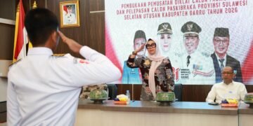 Bupati Barru Buka Pemusatan Diklat Paskibraka, Siapkan Generasi Berkarakter dan Berintegritas