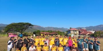 PS KONI Barru vs PS Labandu Buka Turnamen Sepak Bola HUT RI ke-81 Tanete Riaja