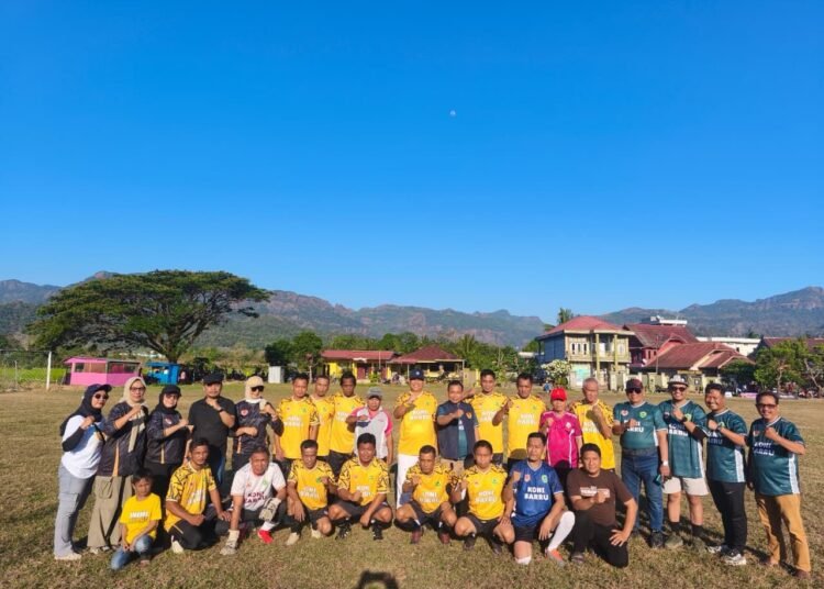 PS KONI Barru vs PS Labandu Buka Turnamen Sepak Bola HUT RI ke-81 Tanete Riaja