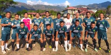 Semi Final Fun Football U-40 HUT RI ke-81 di Tanete Riaja Hadirkan Duel Bergengsi KONI Barru FC vs All Stars Kabupaten Barru