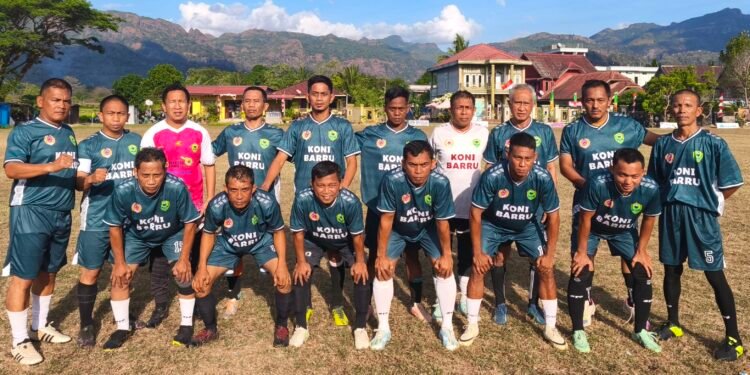 Semi Final Fun Football U-40 HUT RI ke-81 di Tanete Riaja Hadirkan Duel Bergengsi KONI Barru FC vs All Stars Kabupaten Barru