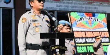 Kapolres Barru Pimpin Sertijab Delapan Pejabat Utama dan Kapolsek Jajaran