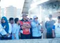 Bupati dan Wakil Bupati Barru Pantau Gotong Royong Bersihkan TPI
