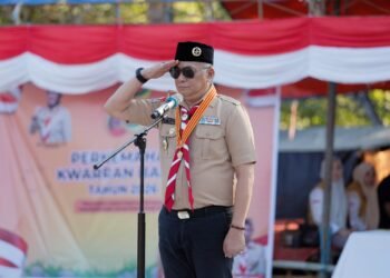 Buka Perkemahan Barru 2026, Wabup Tekankan Nilai Dasa Dharma dan Kepemimpinan