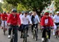 Bupati Barru Ikuti Sepeda Santai, Semarakkan HUT ke-81 Kemerdekaan RI