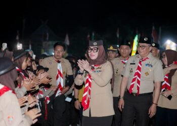 Kunjungi Perkemahan di Dua Lokasi  Bupati dan Wabup Barru Dorong Pramuka Hayati Dasa Darma