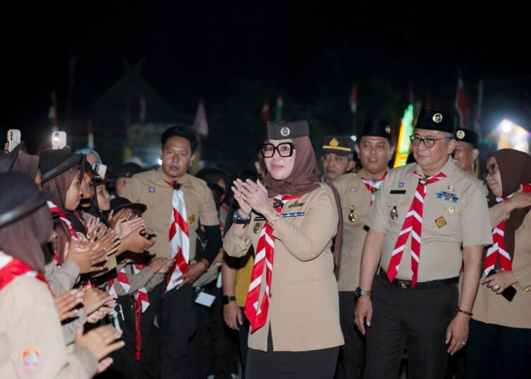 Kunjungi Perkemahan di Dua Lokasi  Bupati dan Wabup Barru Dorong Pramuka Hayati Dasa Darma