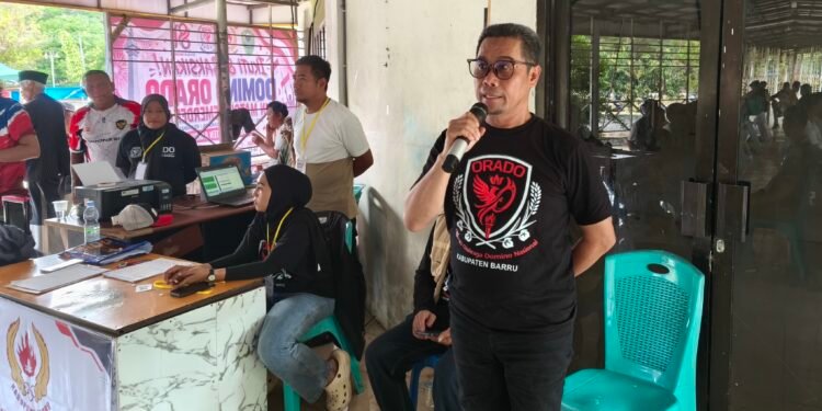 Semarak HUT RI ke-81, ORADO Barru Gelar Turnamen Domino di Alun-Alun Colliq Pujie