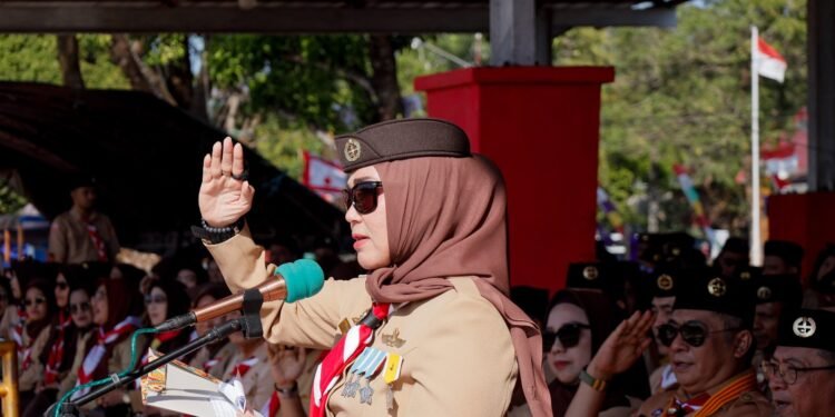Bupati Barru Pimpin Upacara Hari Pramuka ke-65, Teguhkan Komitmen Menuju Indonesia Emas 2045