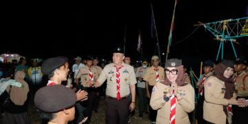 Bupati dan Wakil Bupati Barru Pantau Perkemahan Pramuka di Balusu dan Soppeng Riaja