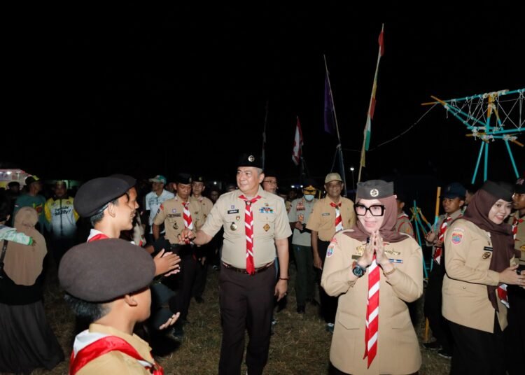 Bupati dan Wakil Bupati Barru Pantau Perkemahan Pramuka di Balusu dan Soppeng Riaja