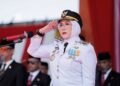 HUT ke-81 RI di Barru Berlangsung Khidmat, Bupati Andi Ina Pimpin Upacara