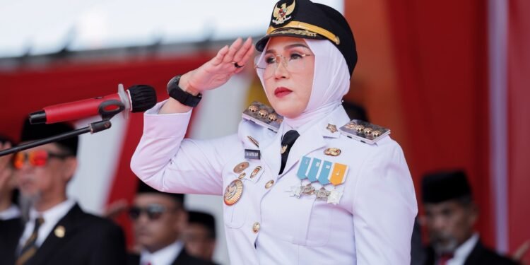 HUT ke-81 RI di Barru Berlangsung Khidmat, Bupati Andi Ina Pimpin Upacara