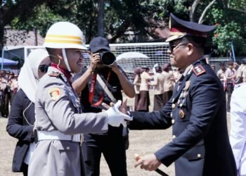 Sukses Jadi Komandan Upacara HUT ke-81 RI, Ipda Fauzi Dapat Apresiasi Bupati, Wakil Bupati dan Kapolres Barru