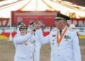 Upacara Penurunan Duplikat Bendera Merah Putih HUT ke-81 RI di Barru Berlangsung Khidmat