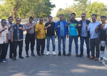 Inspeksi Lintasan Drag Buke, Sinergi IMI, KONI, Kepolisian dan Pemerintah Dorong Pengembangan Olahraga Otomotif