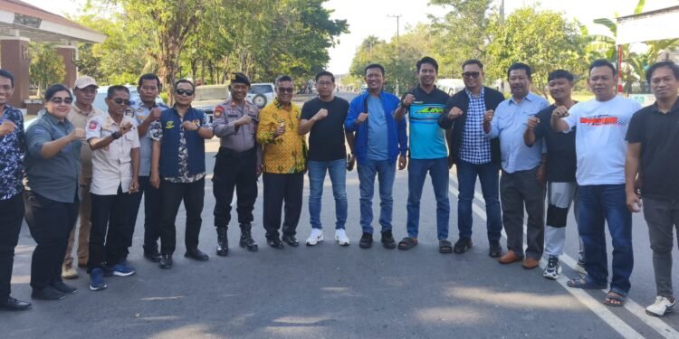 Inspeksi Lintasan Drag Buke, Sinergi IMI, KONI, Kepolisian dan Pemerintah Dorong Pengembangan Olahraga Otomotif