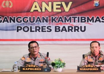 Polres Barru Ikuti Anev Sitkamtibmas Polda Sulsel, Wakapolda Tekankan Deteksi Dini