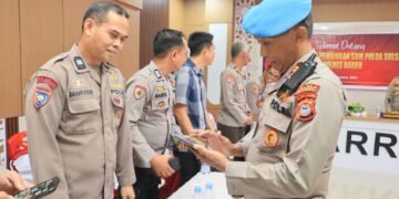 Sidak Propam Polres Barru Sasar HP Seluruh Anggota, Cegah Judi Online