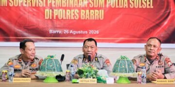 Polres Barru Terima Supervisi Biro SDM Polda Sulsel, Evaluasi Pembinaan Personel