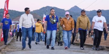 Kapolres dan Bupati Barru Sambut Peserta Bhayangkara Off Road Merdeka Seri V di Lappa Laona