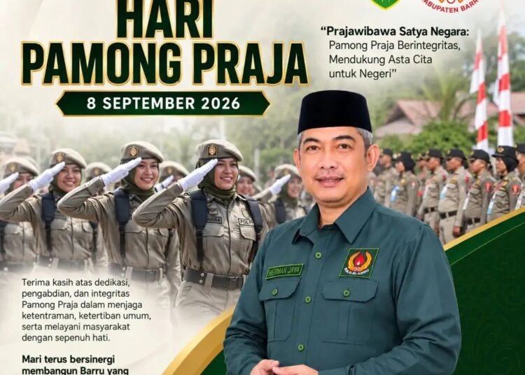 Ketua Umum KONI Barru Sampaikan Apresiasi pada Hari Pamong Praja 2026